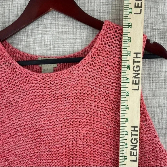Sigrid Olsen sport XL knited tank top pink 2298 - Picture 3 of 7